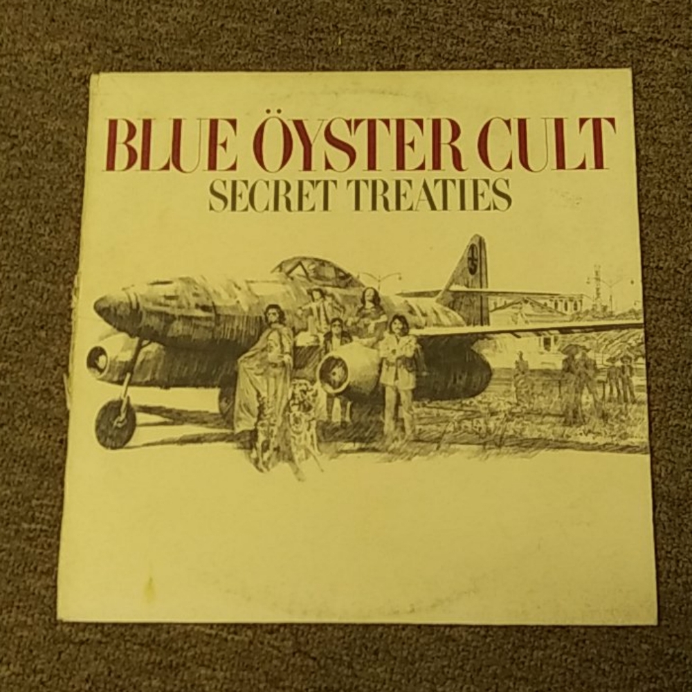 Blue Oyster Cult "Secret Treaties" vinyl record